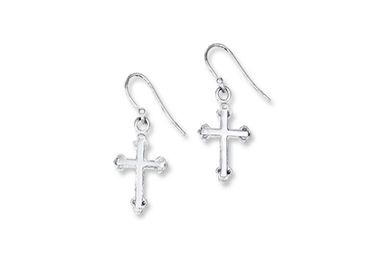 Fashionable Cross Dangle Earring